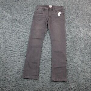 Free Planet Jeans Mens 30x32 Grey Stretch Straight Leg Denim Pants 32x31* NWT
